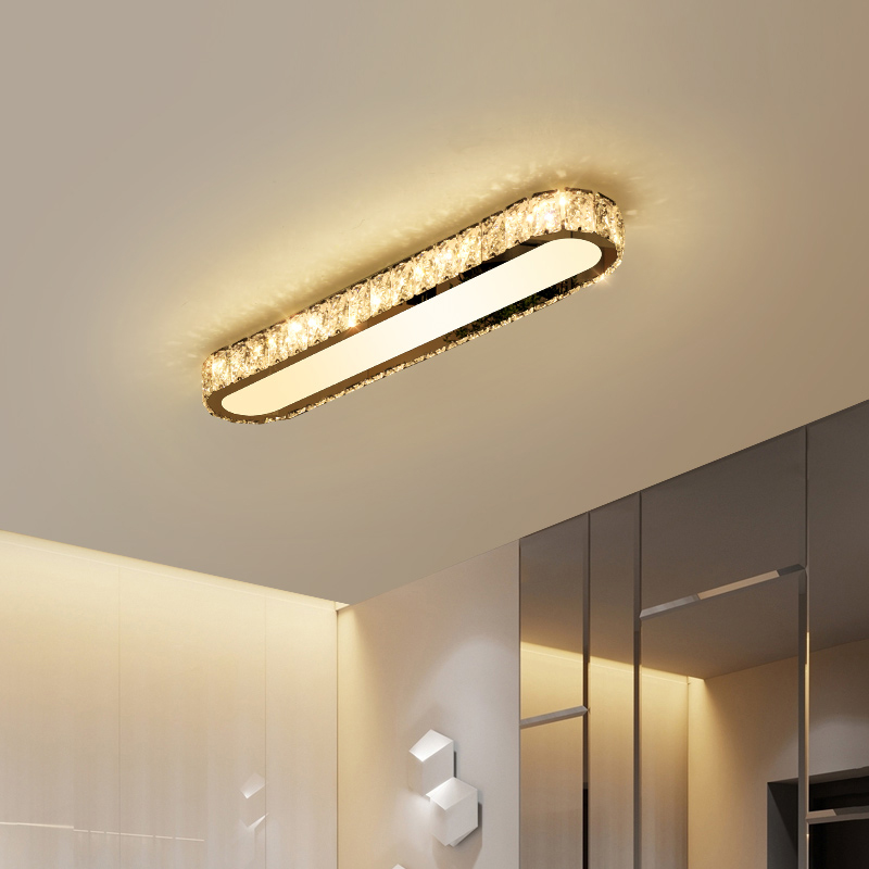 LED rectangular flush mount ceiling light for entrance hallway40CM 60CM 80CM 100CM 120CM