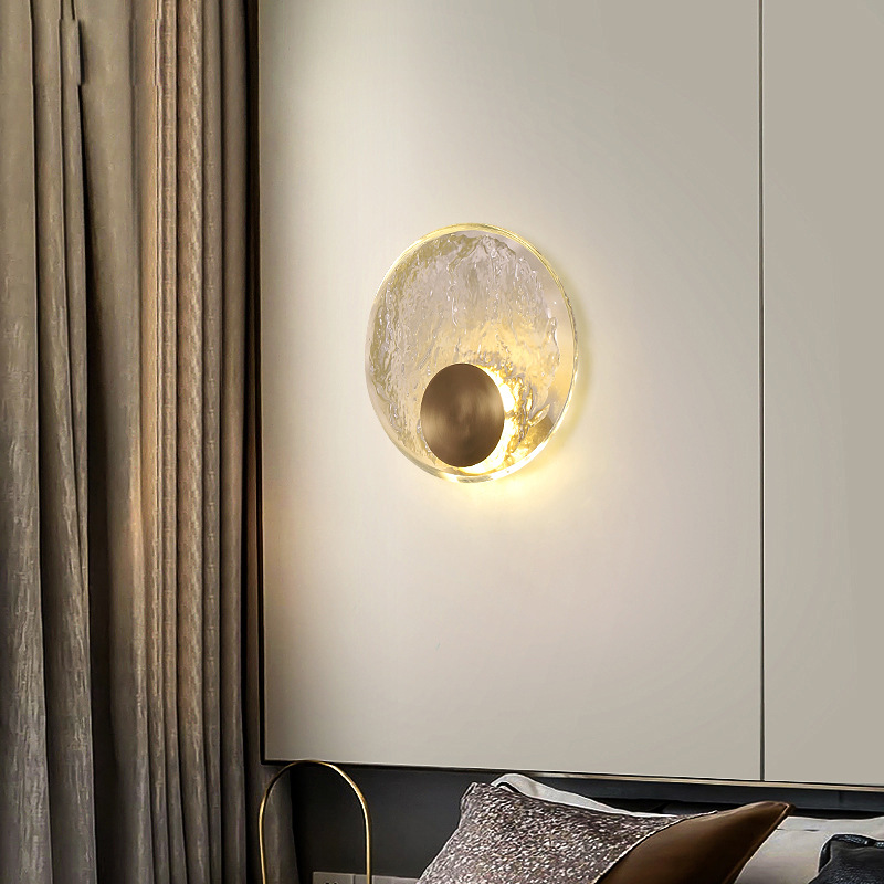 All-copper Bedside Wall Lamp for Bedroom