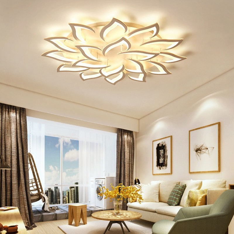 Ceiling Light for Living Room, Indoor LED Decorative Flush Mount Ceiling Light