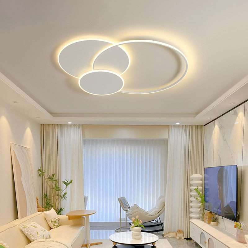 High-quality Modern Acrylic Round Flush Mount Ceiling Light for Home Living Room