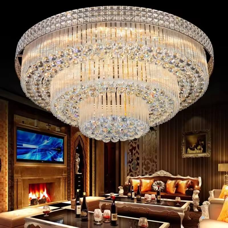 Luxury Modern LED Crystal Ceiling Light for Hotel