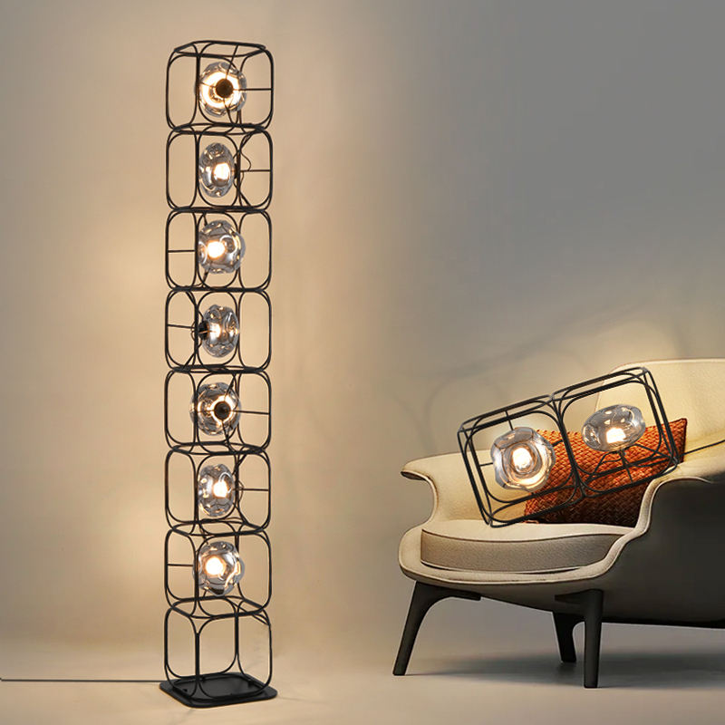 Unique Luxury Modern Industrial Loft Style Floor Lamp