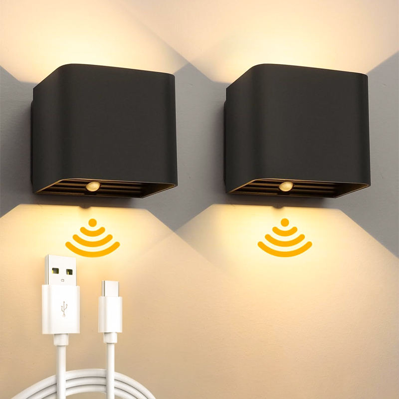 USB Rechargeable LED Wall Lamp with mAh Capacity
