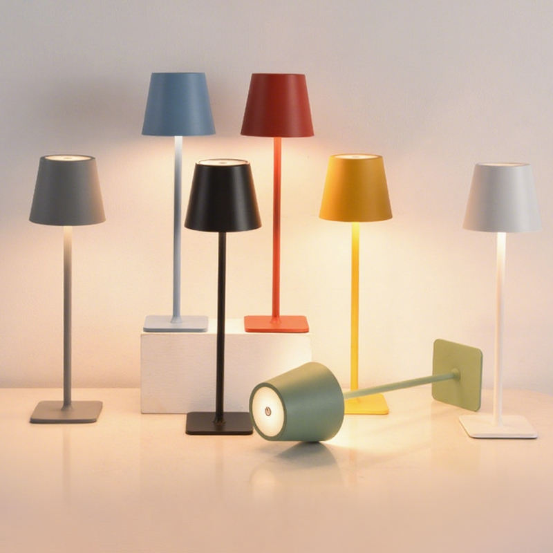 Touch Rechargeable Decorative Ambiance Lamp, Bedside Table Lamp