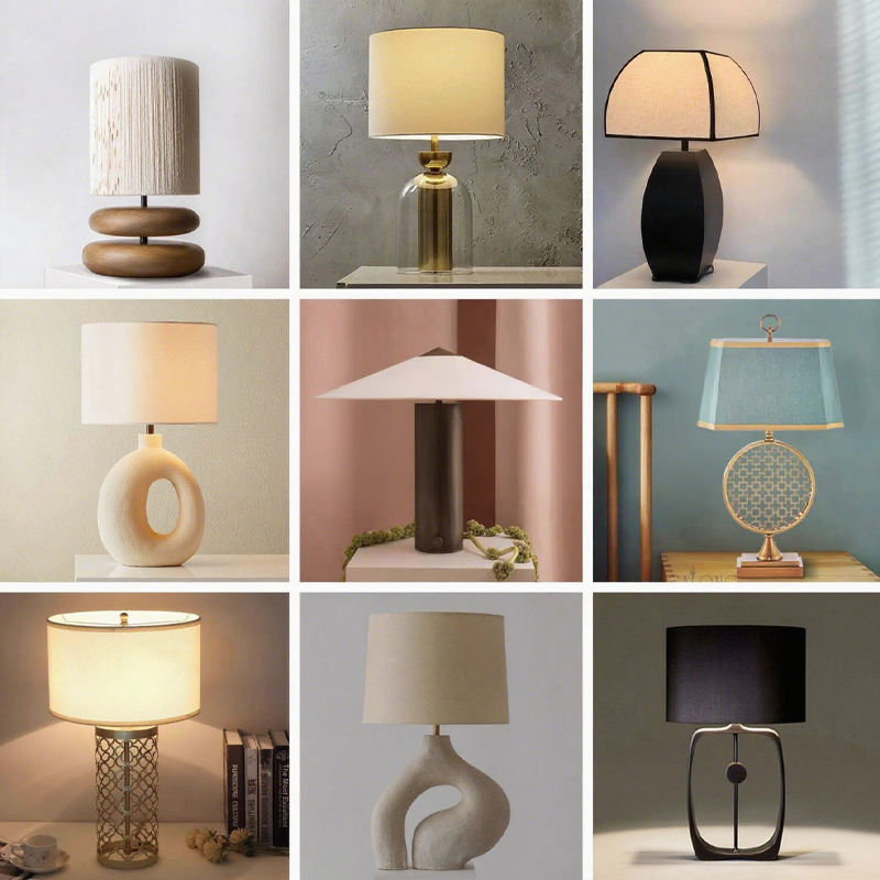 Creative Modern Minimalist Ceramic Table Lamp for Living Room and Bedroom Indoor