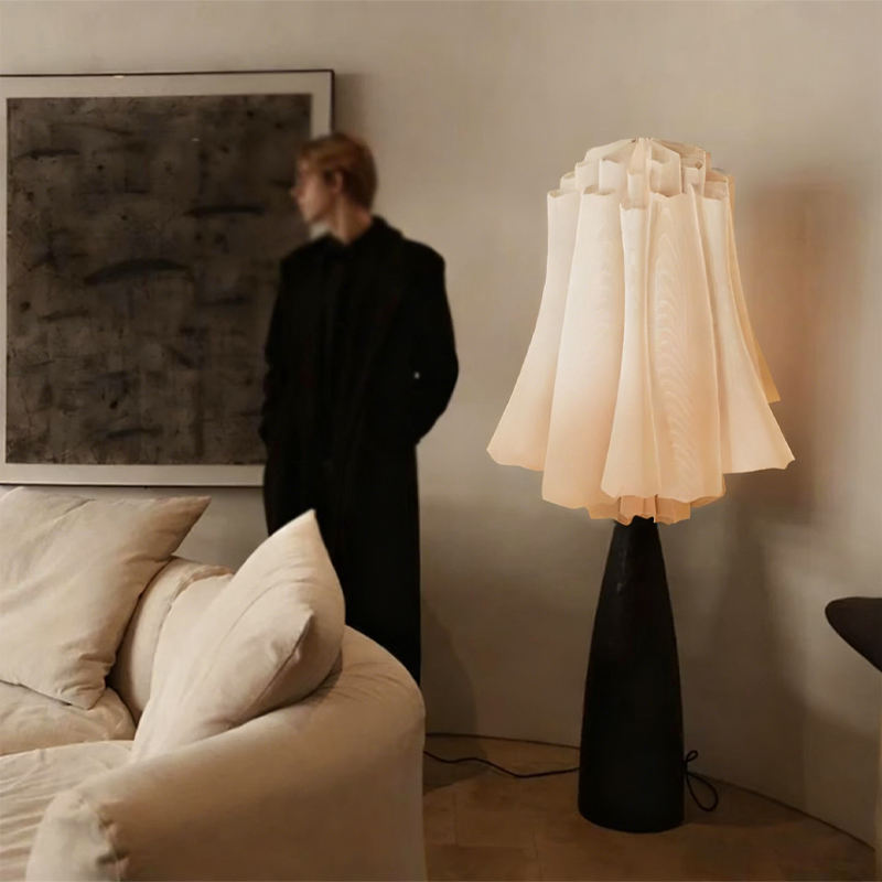 Oriental Style Floor Lamp Wabi-Sabi Ambience Light