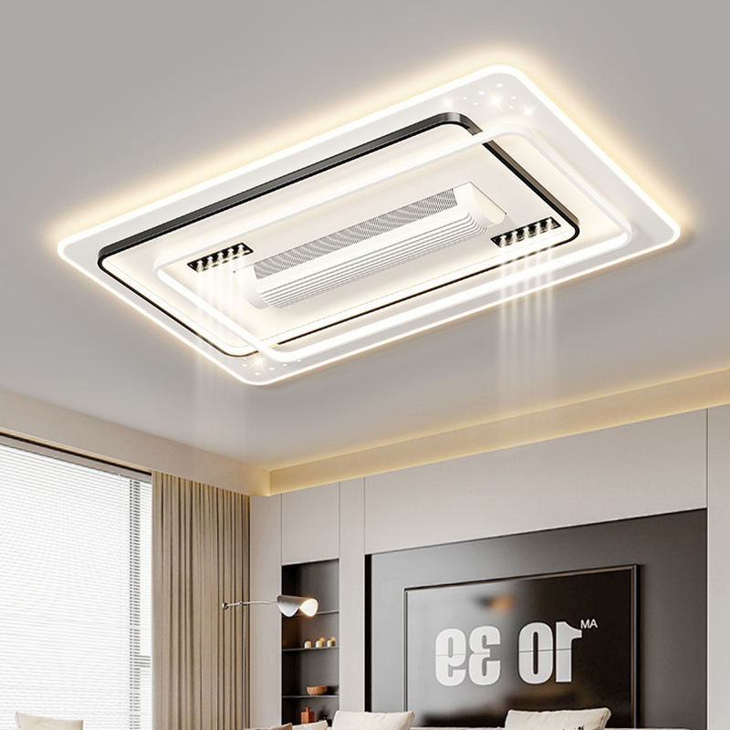 LED Full Spectrum Bladeless Fan Ceiling Light