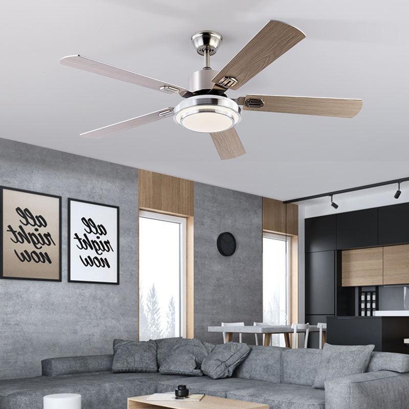 Modern LED Ceiling Fan with Light and DC Motor