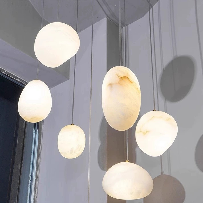 High-End Spanish Marble Postmodern Mini Pendant Light, Creative & Unique Style