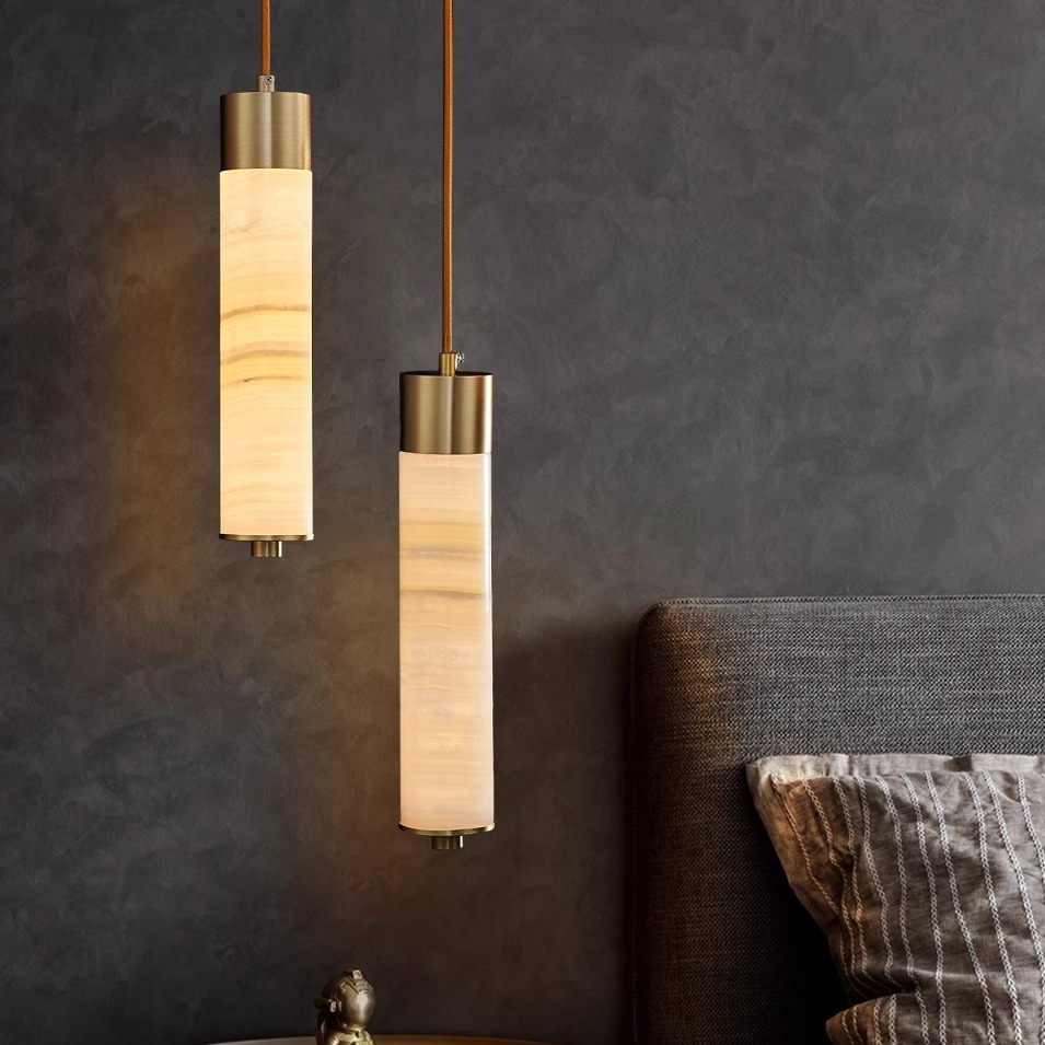 Spanish Imported Marble Simple Bedside Pendant Lamp