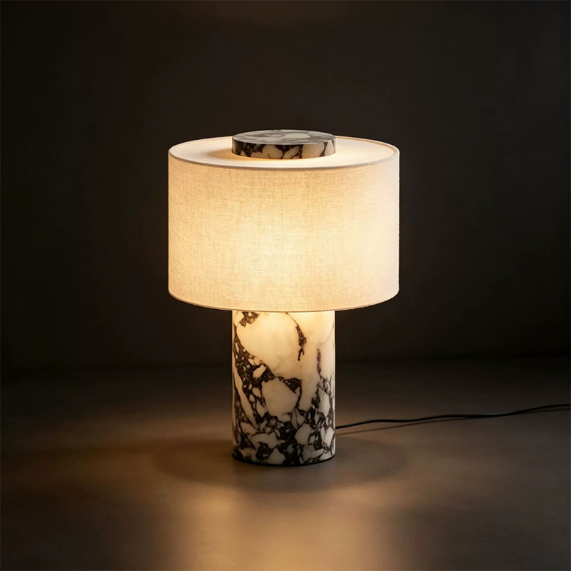 Bvlgari luxury stone atmosphere charging table lamp bedroom study hotel
