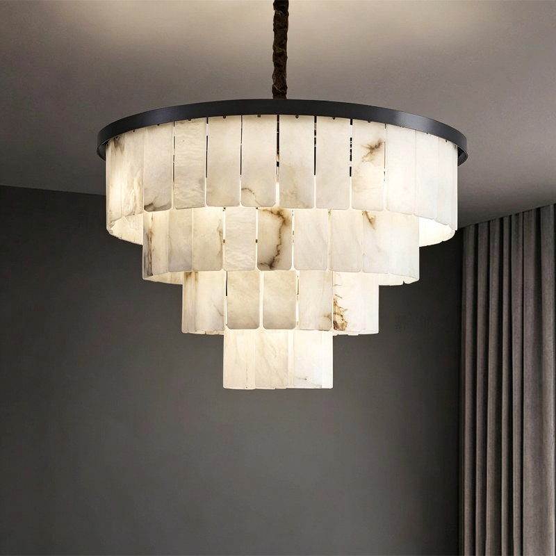 Japanese new modern minimalist round designer duplex bedroom living