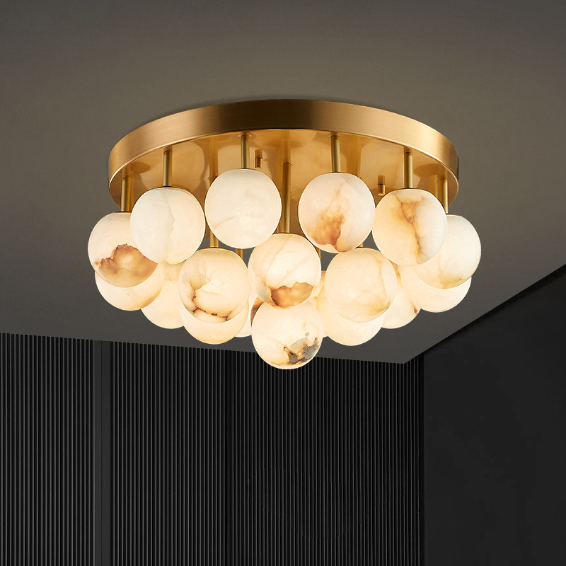 New Chinese style ceiling light with dimmable living room and bedroom