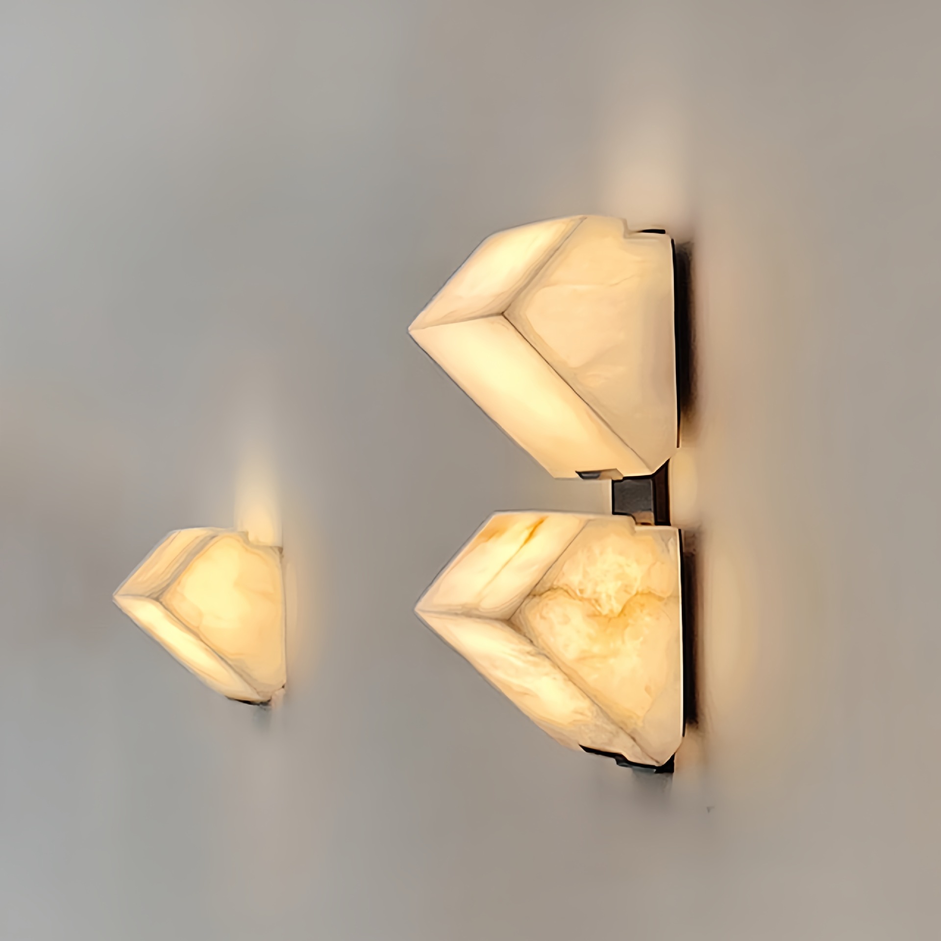 Modern minimalist imitation marble indoor wall lamp for dining room, study