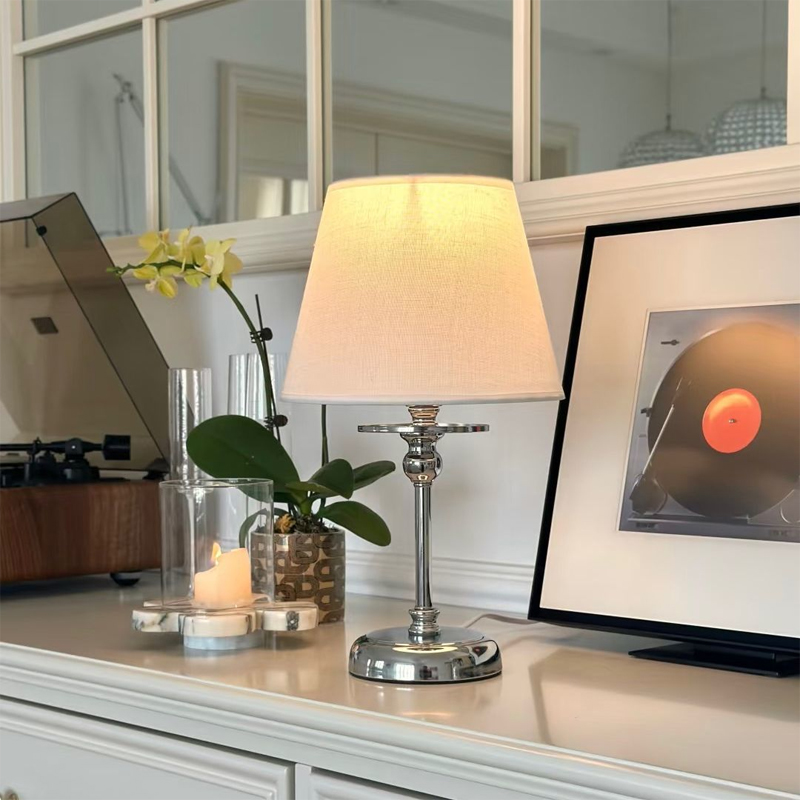 Luxury table lamp decor with a high-end feel; bedside table lamp for