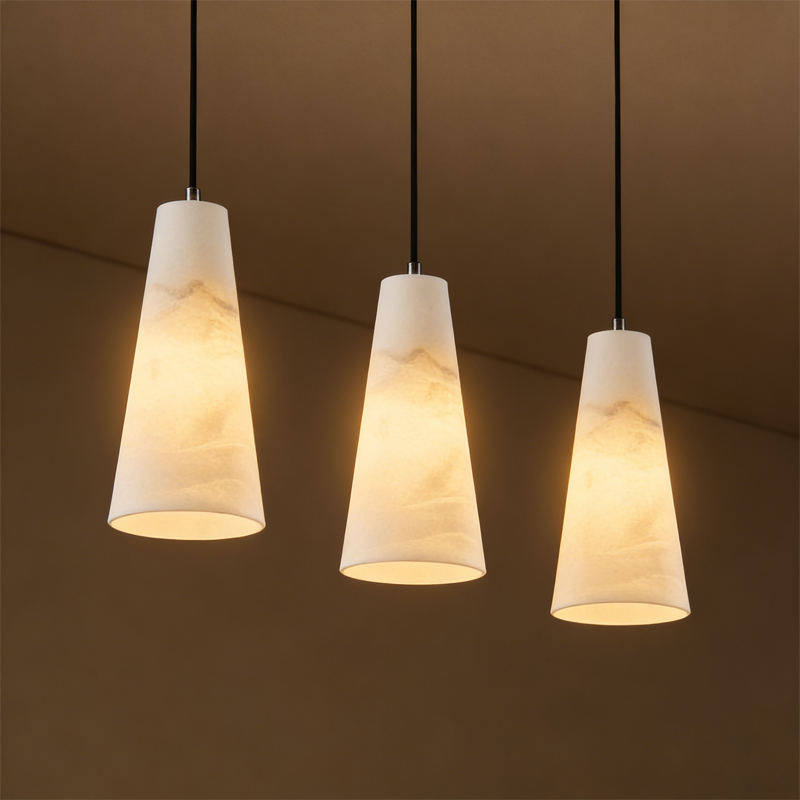 Luxury Spanish natural marble pendant light kitchen island dining bar